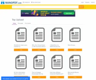 Nanopdf.com(Documents Free Download PDF) Screenshot