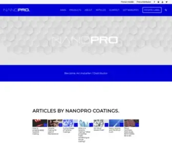 Nanopro-Group.com(COATINGS FACTORY) Screenshot