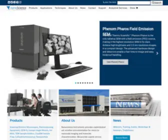 Nanoscience.com(Nanoscience Instruments) Screenshot