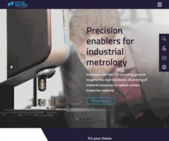 Nanoscribe.de(3D printing on the micrometer scale) Screenshot