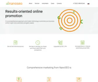 Nanoseo.agency(Results-oriented online promotion) Screenshot