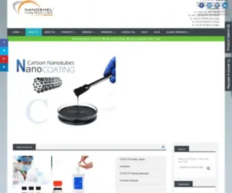 Nanoshel.com(Nanoshel a Nanotechnology Company) Screenshot