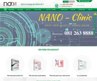 Nanosoft.com.vn(Công ty Nanosoft) Screenshot