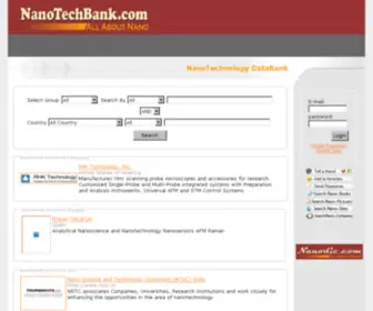 Nanotechbank.com(NanoTechnology DataBank) Screenshot