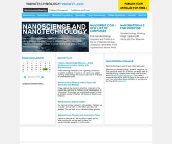 Nanotechnology-Research.com(Nanotechnology research journal) Screenshot