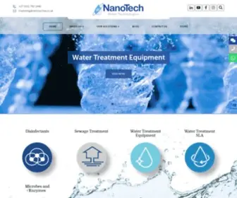 Nanotechsa.co.za(Nanotech Water Solutions) Screenshot