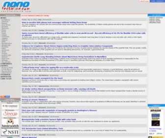 Nanotechwire.com(The online resource for Nano Technology And Research) Screenshot