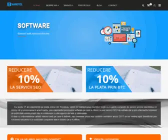 Nanotel.ro(Software, publicitate online, webdesign, optimizare SEO) Screenshot