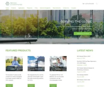 Nanovaenv.com(Environmental Monitoring Solutions) Screenshot