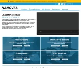 Nanovea.com(A Better Measure.NANOVEA) Screenshot