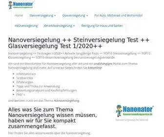 Nanoversiegelungservice.de(Bewertung & Erfahrung) Screenshot