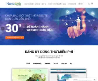 Nanoweb.com.vn(Thiết kế Web /APP chuyên nghiệp) Screenshot