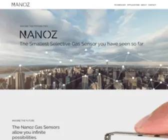 Nanoz-Group.eu(The smallest selective gas sensor) Screenshot