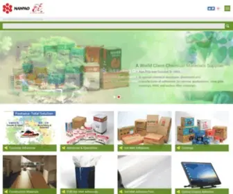 Nanpao.com(Hot Melt Adhesives Manufacturer) Screenshot