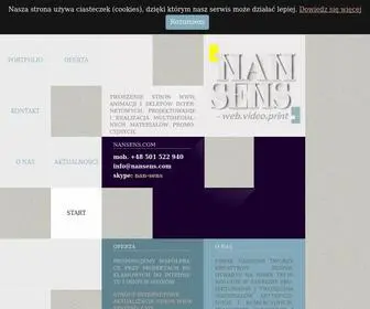 Nansens.com(Strony internetowe) Screenshot