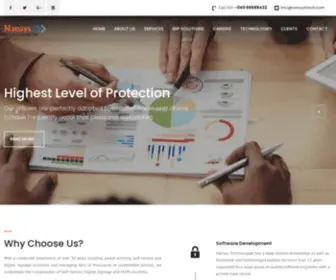 Nansystech.com(Nansys Technologies) Screenshot
