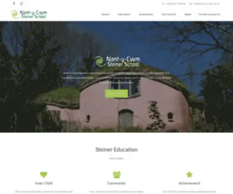 Nant-Y-CWM.co.uk(Cwm Steiner School) Screenshot