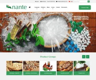 Nantekimya.com(Nante Kimya) Screenshot