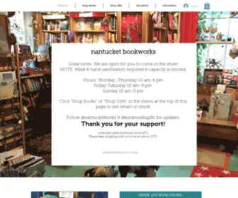 Nantucketbookworks.com(Bookstore) Screenshot