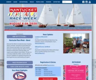 Nantucketraceweek.org(Nantucket Race Week) Screenshot