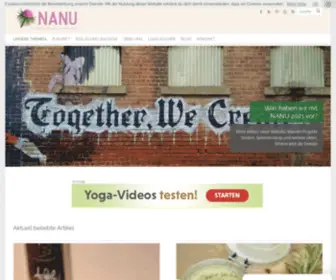 Nanu-Magazin.org(Wandel-Wege entdecken NANU Magazin) Screenshot