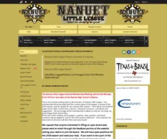Nanuetlittleleague.org(Nanuet Little League) Screenshot
