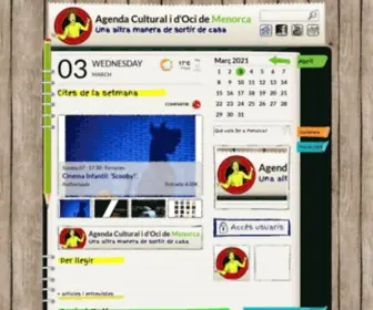 Nanventura.es(Agenda Cultural i d'Oci de Menorca actualitzada per en Nan Ventura) Screenshot