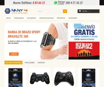 Nany41.com(Tienda de VideoJuegos Accesorios Consolas ipad Camaras Envios todo Colombia) Screenshot
