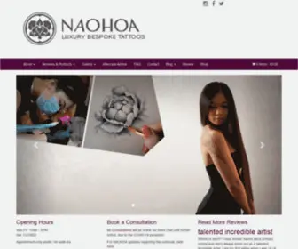 Naohoa.com(Luxury Bespoke Tattoos) Screenshot