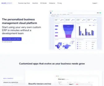 Naologic.com(No-code enterprise applications for small) Screenshot