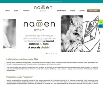 Naooen.com(Naooen groupe est une franchise de formation continue sur) Screenshot