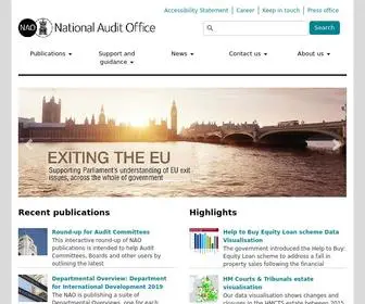 Nao.org.uk(National Audit Office (NAO)) Screenshot