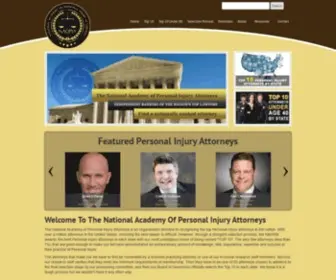 Naopia.com(National Academy of Personal Injury Attorneys) Screenshot