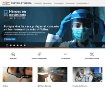 Naosachevrolet.com.mx(Distribuidor Autorizado) Screenshot