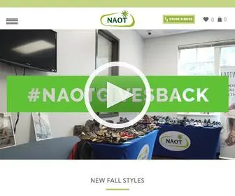 Naot.com(Sandals, Shoes, Boots & More) Screenshot