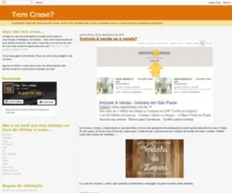 Naotemcrase.com(Tem Crase) Screenshot