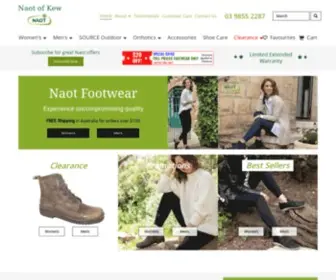 Naotshoes.com.au(Naot Shoes Australia) Screenshot