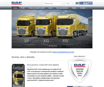 Napa-DAF.cz(NAPA TRUCKS spol) Screenshot