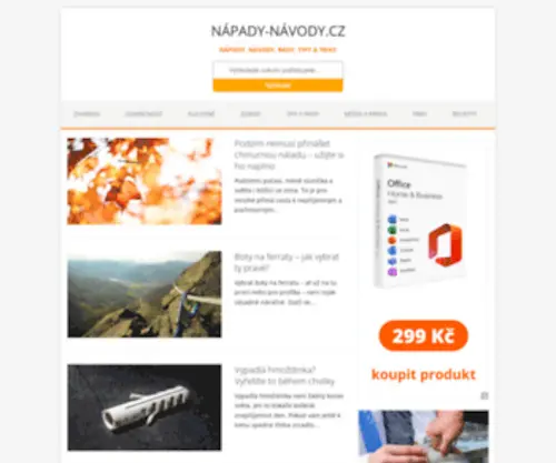 Napady-Navody.cz(Nápady) Screenshot