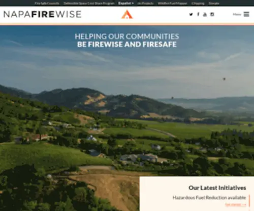 Napafirewise.org(The Napa Communities Firewise Foundation (NCFF)) Screenshot