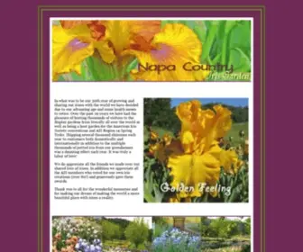 Napairis.com(Napa Country Iris Garden) Screenshot