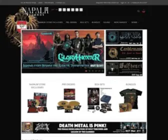 Napalmrecordsamerica.com(Napalm Records America) Screenshot