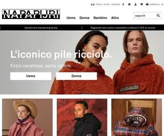 Napapijri.it(Napapijri Store ufficiale Italia) Screenshot