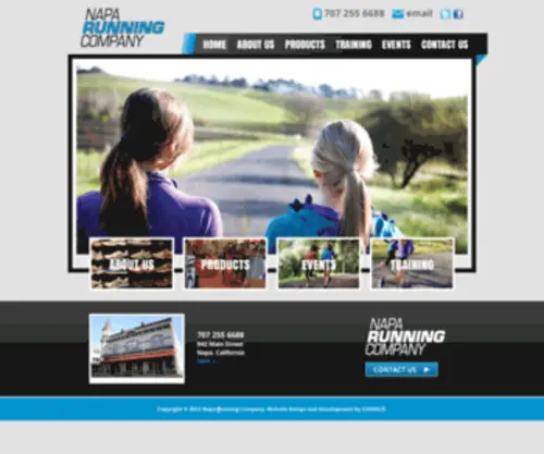 Naparunningcompany.com(Napa fitness apparel) Screenshot