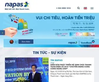 Napas.com.vn(CÔNG TY CỔ PHẦN THANH TOÁN QUỐC GIA VIỆT NAM) Screenshot