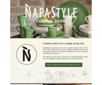 Napastyle.com(Napa Home & Garden) Screenshot