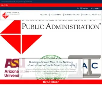 Napawash.org(The National Academy of Public Administration) Screenshot