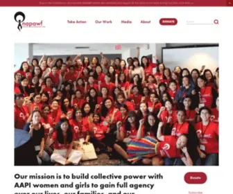 Napawf.org(National Asian Pacific American Women's Forum) Screenshot