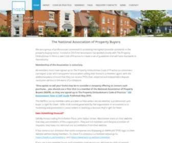 Napb.co.uk(The National Association Of Property Buyers) Screenshot