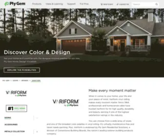 Napcobuildingmaterials.com(Ply Gem) Screenshot